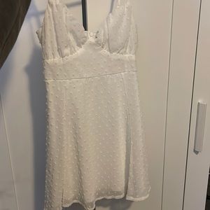 Never worn white dress